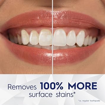 Crest 3D White Brilliance Toothpaste, Brilliance Blast, 4.6 oz (Pack of 1), Whiter Teeth in 3 Days, Anticavity Fluoride Toothpaste for 24 Hour Active Stain Prevention