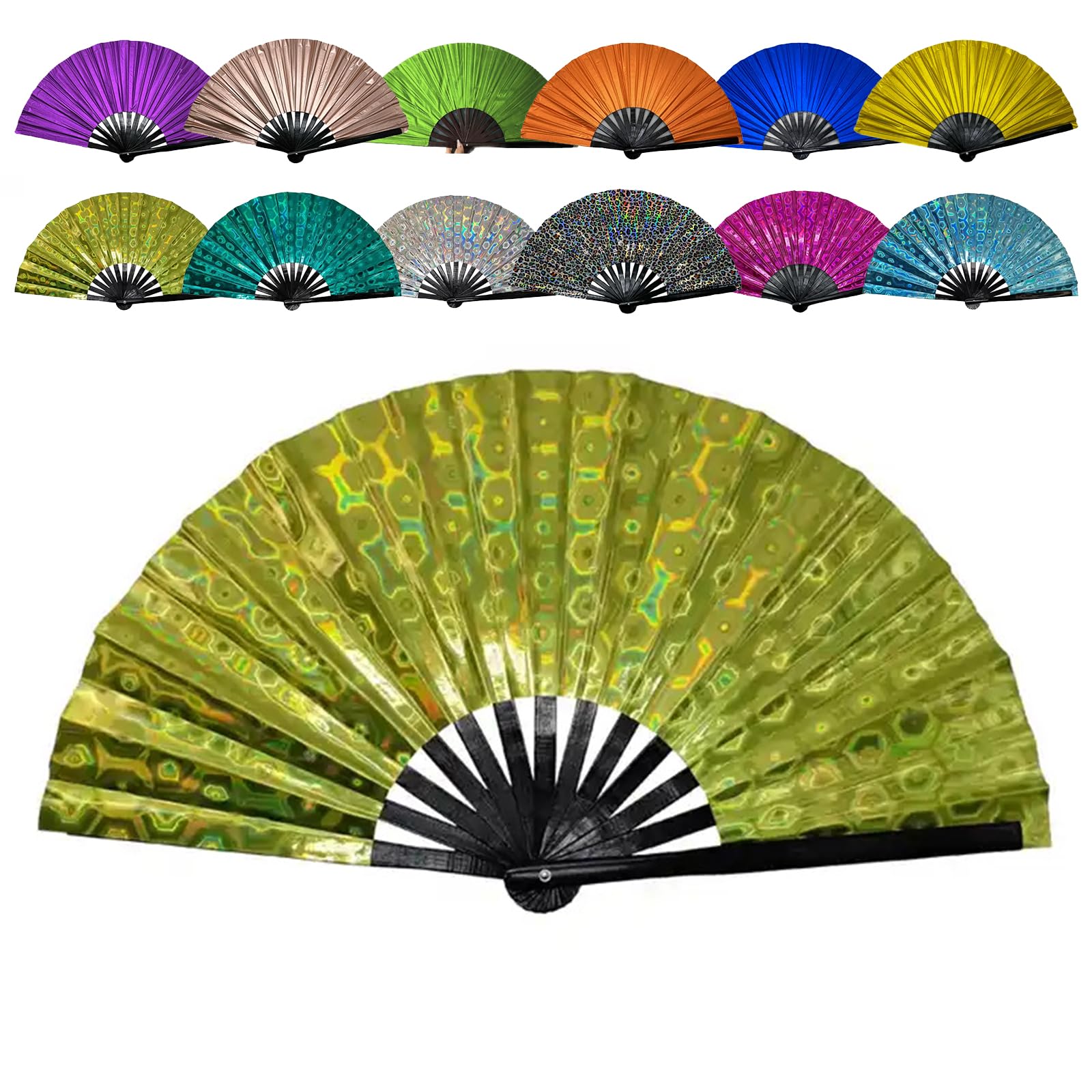 Dance Performance Props Clack Clap Fans For Line Dancing - Foldable ...