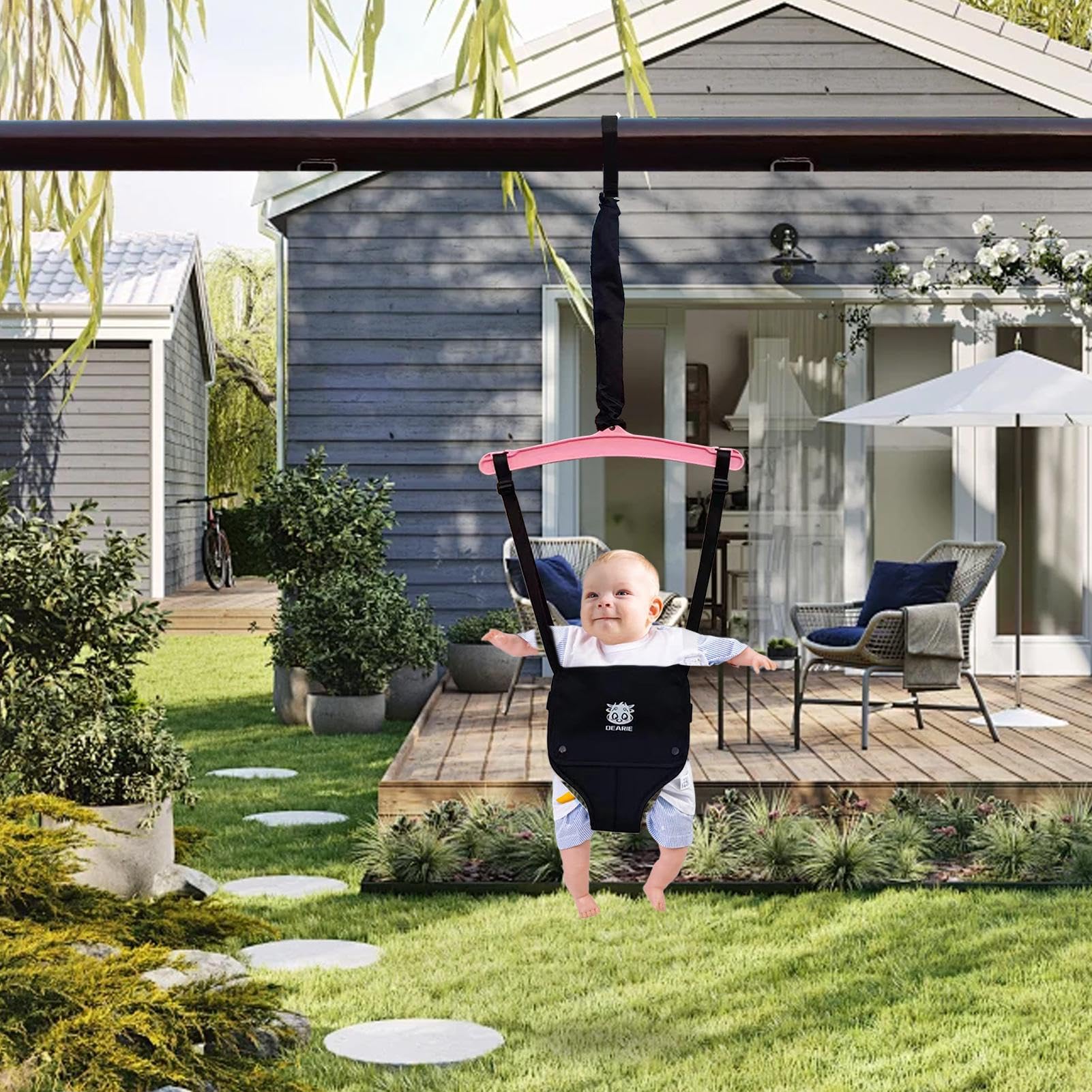 Jumper per porta per bambini, altalena di rimbalzo per sedia da salto per bambini,Porta in jersey per bambini piccoli con catena regolabile | Esercitatore per ponte per bambini piccoli Doorway per ju