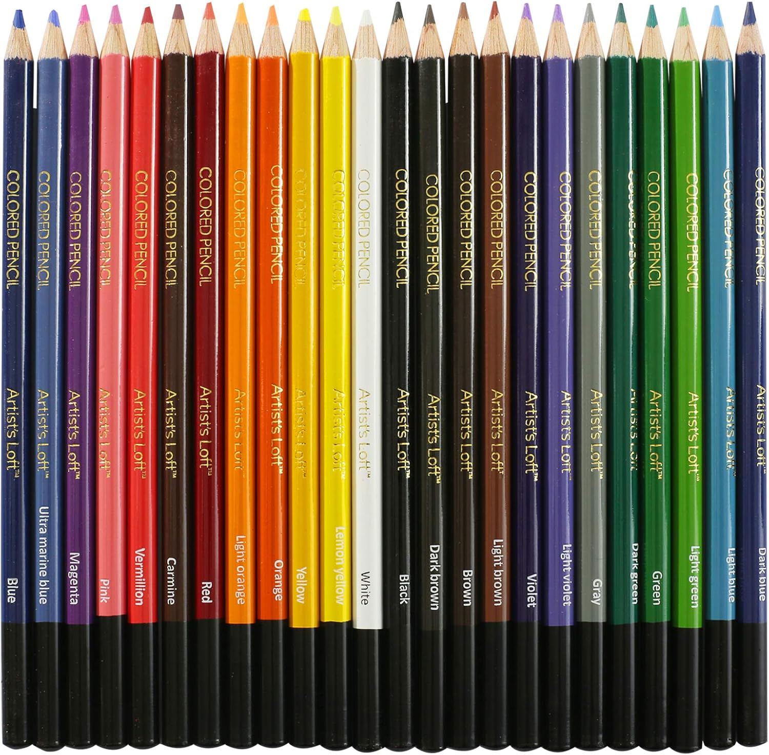 Artist's Loft Colored Pencils, 24 Count Arts, Crafts