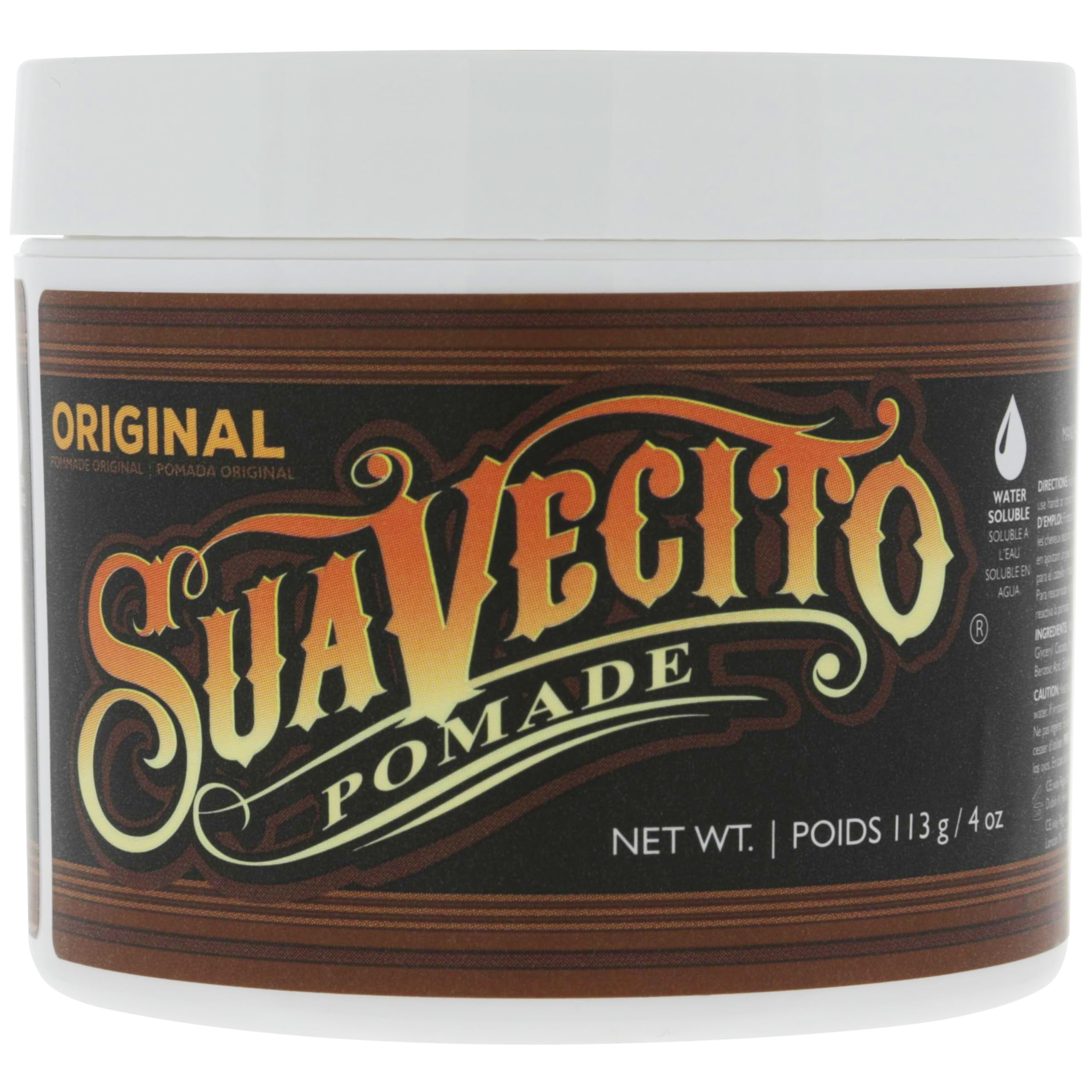Pomade For Men - Medium Hold Shine Water Based oz Pack Wax Like Flake All Day Hair Free Gel Hairstyles Easy To Wash Out