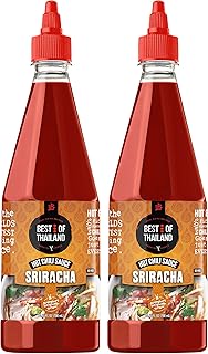Best Of Thailand Sriracha Sauce | Seasoning Mix Hot Chili Spicy Sauces | Real Authentic Asian Brewed Vegan Formula with No...