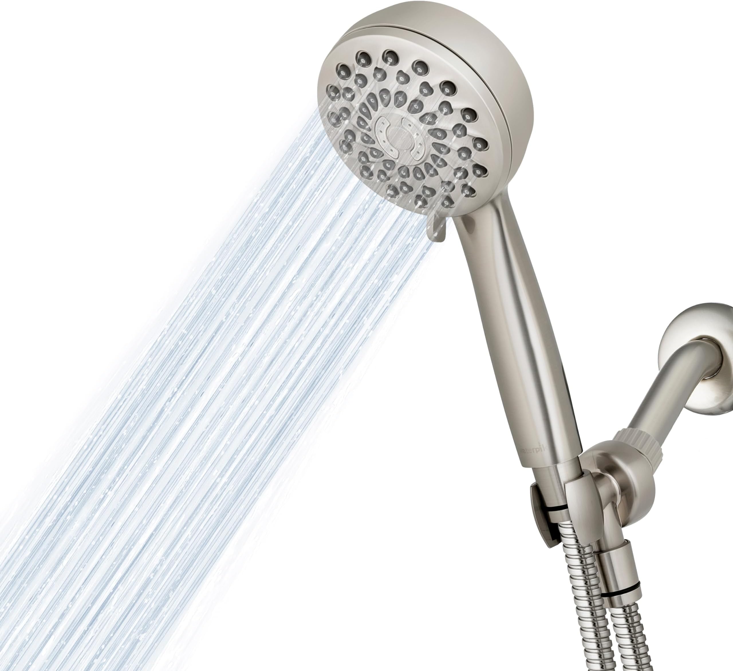 Waterpik Adjustable Height Slide Bar Shower Head, Chrome, VSS