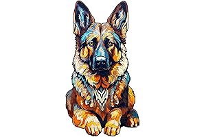 Wooden German Shepherd Dog Puzzles
