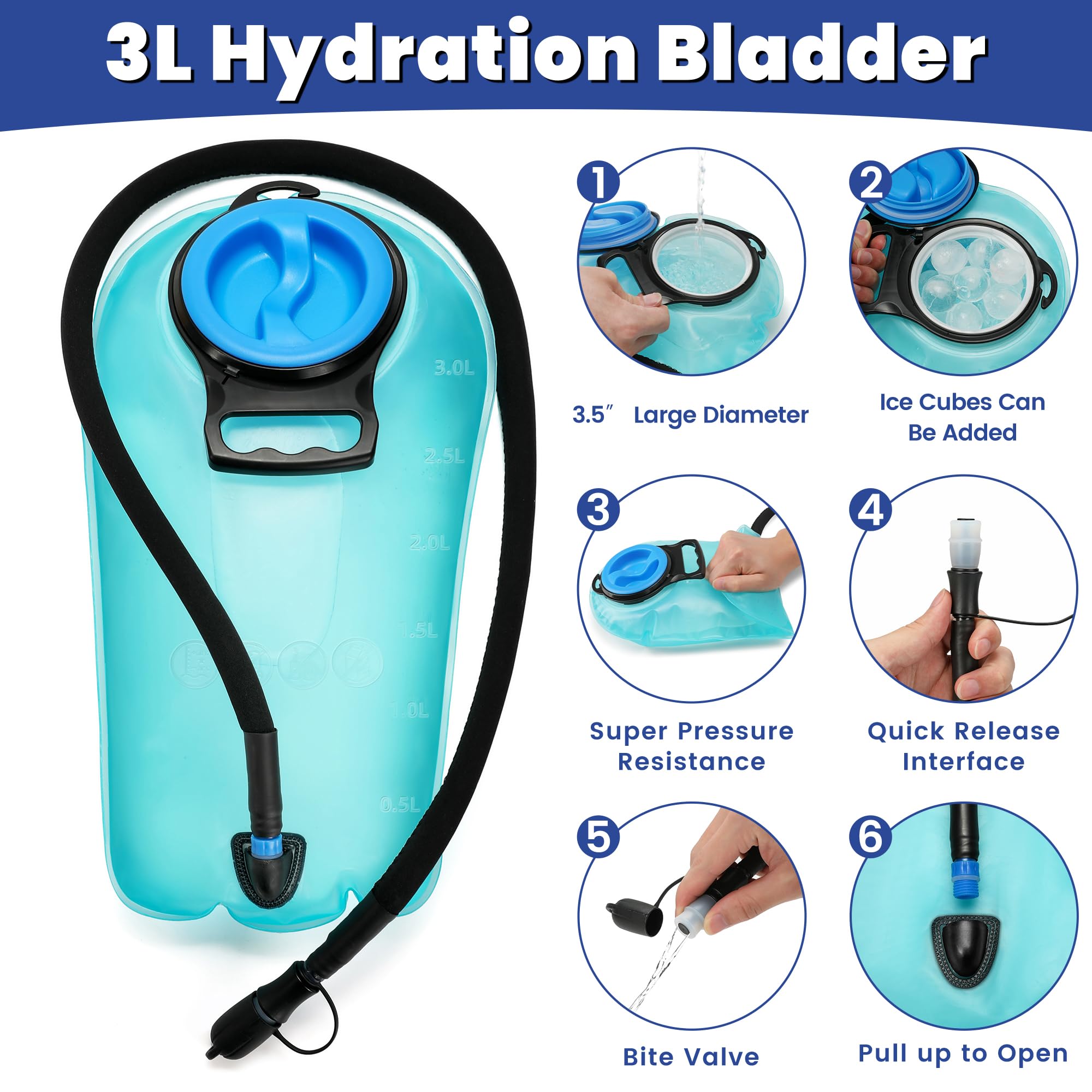 Sac à Dos D'hydratation Vessie M-Wave - Sacs Hydratation - Nutrition