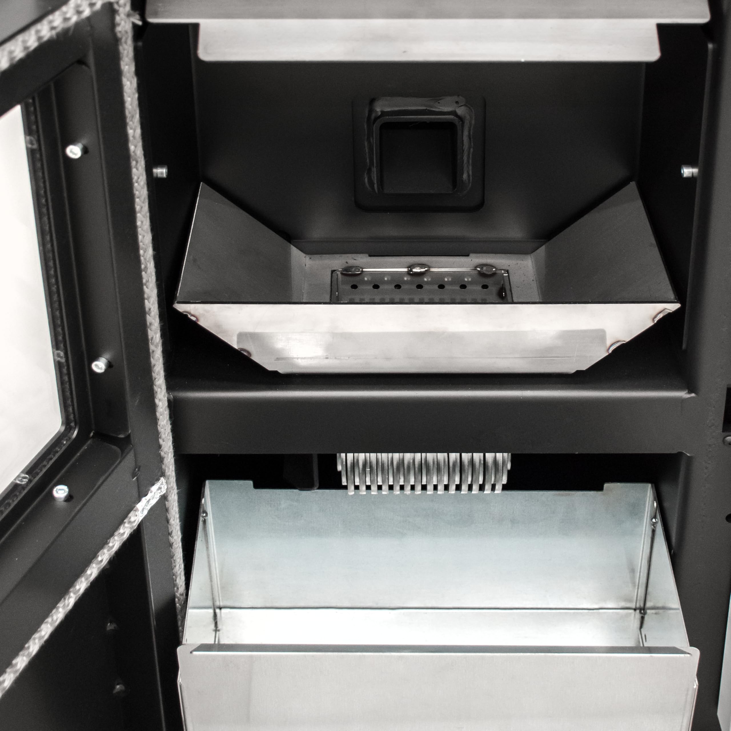 STUFE A PELLET ITALIA Asia Limpieza Automática 20 KW – Estufa de pellets Hydro para Calefacción y Agua Caliente Eficacia 90% Calentadores 120 m² Autonomía 22 H Programable 5 Potencias Garantía 24