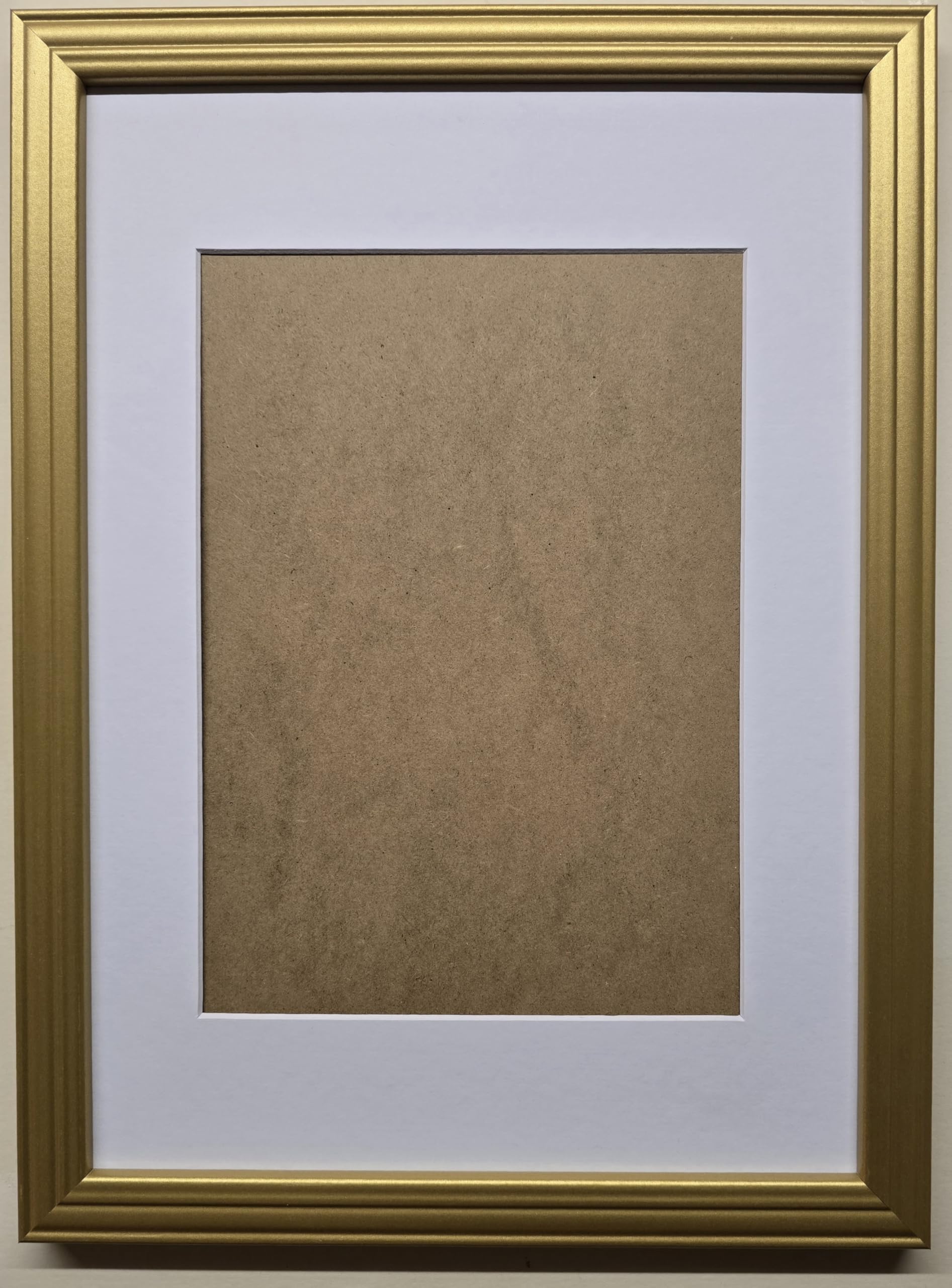 Gold Frame With White Mount/Black Mount 1300 Microns White Core (White mount, 80 X 60cm Frame Size 70 X 50cm Picture size)
