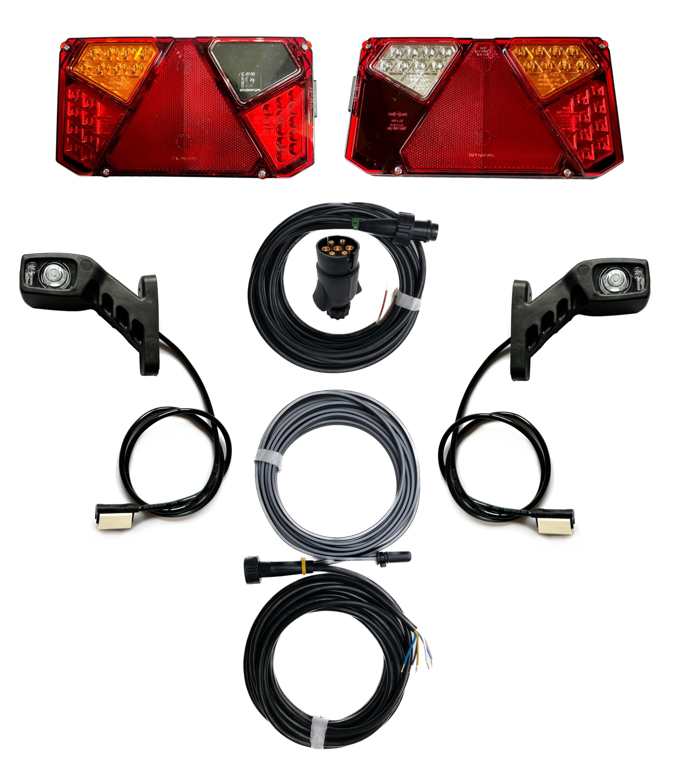 Set di Luci Posteriori a LED per Frecce, Faro Posteriore, Fanali Rimorchio Agricolo, 7,1 m