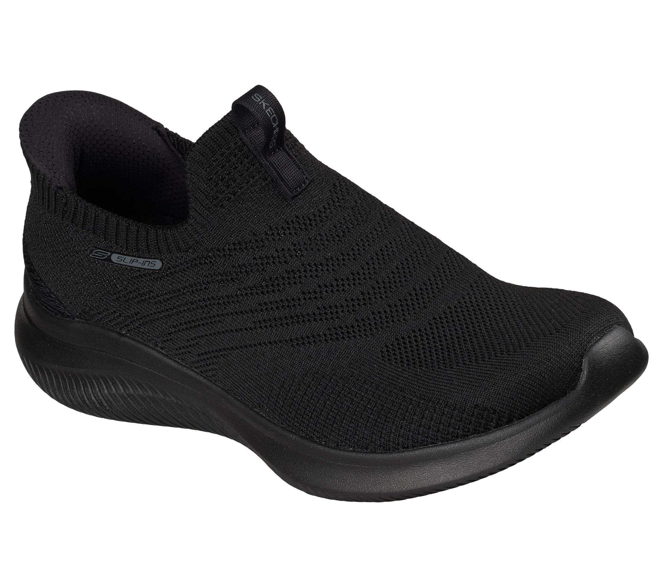Skechers Women's Ultra Flex 4.0 Pure Dream Slip-in Trainers, Black, 7.5 UK