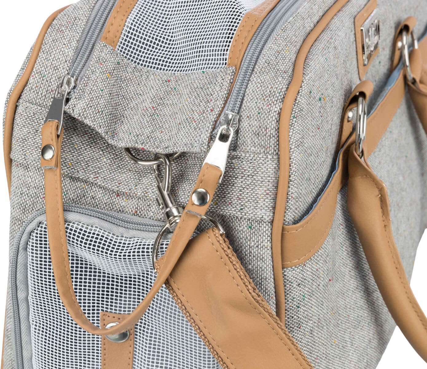 TRIXIE Helen - Porta Cani 40 x 28 x 18 cm, Colore: Grigio