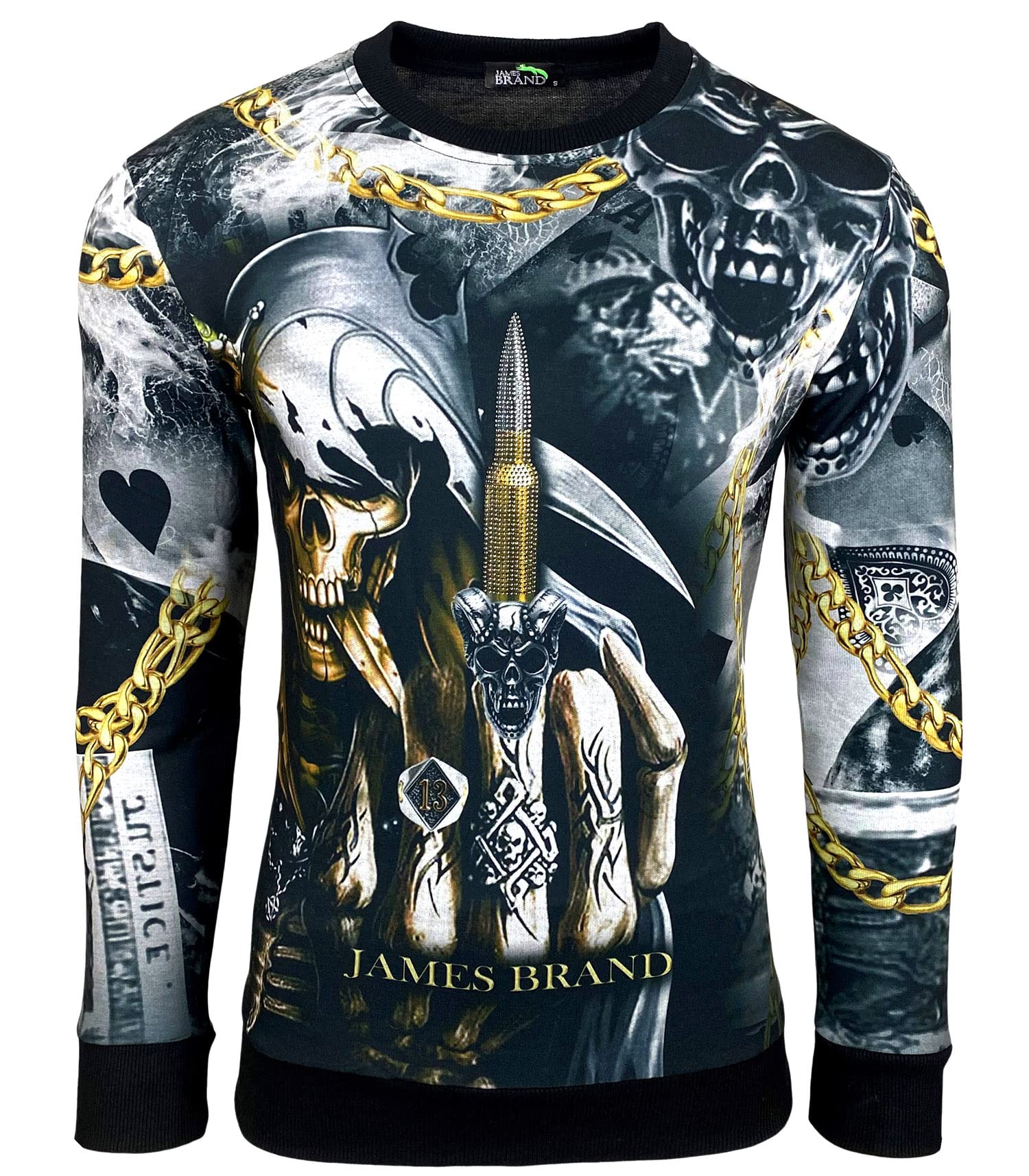 Subliminal Mode Maglione da uomo a maglia a coste con cappuccio a