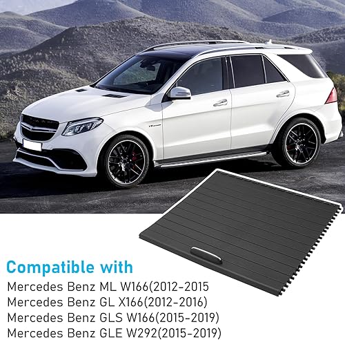 Miniatura 3 de Jaronx Compatible con Mercedes Benz - Cubierta de rodillo para ML W166 GL X166 2012-2015, GLE W166 GLS W292 2015-2019 Cubierta deslizante para