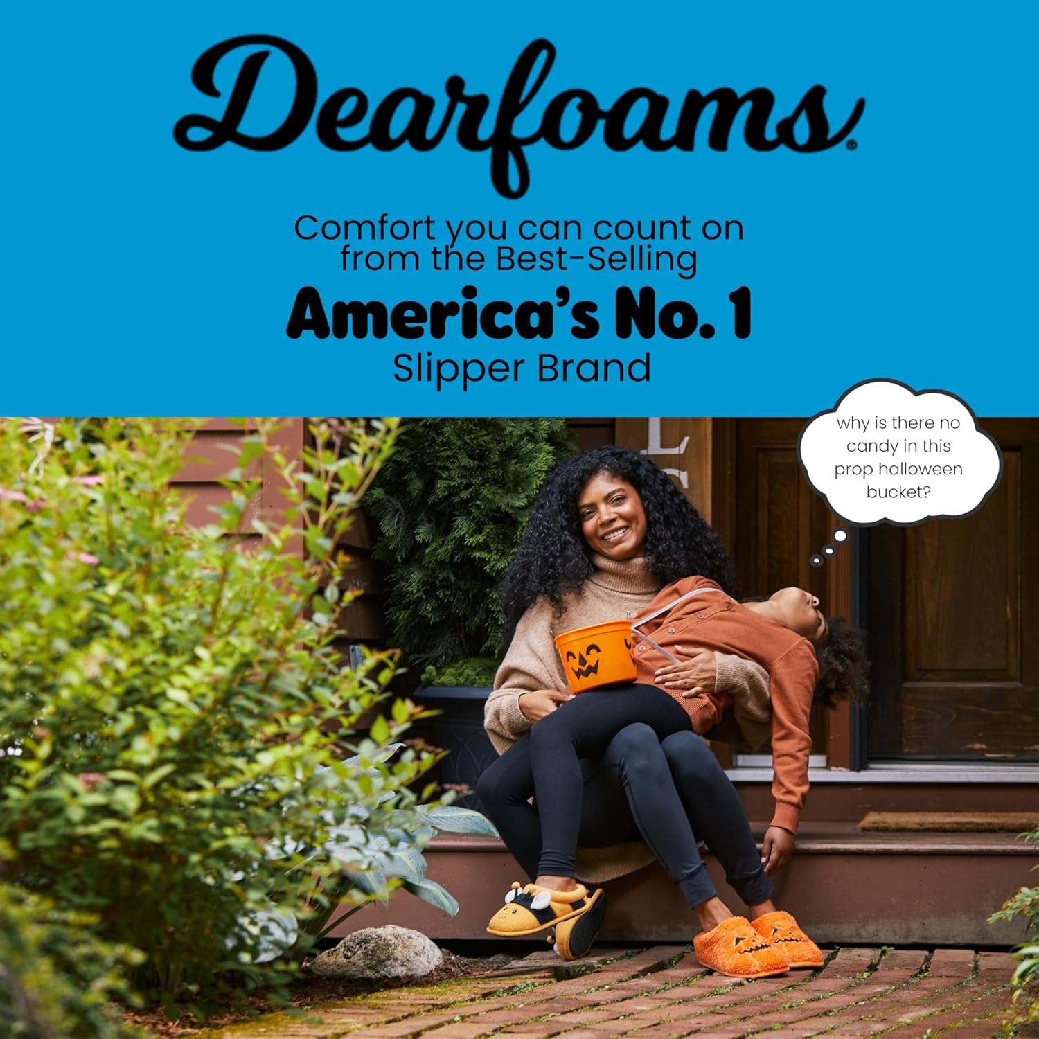 Dearfoams unisex-adult Spooky Fuzzy Halloween Pumpkin Jack O Lantern - Image 6