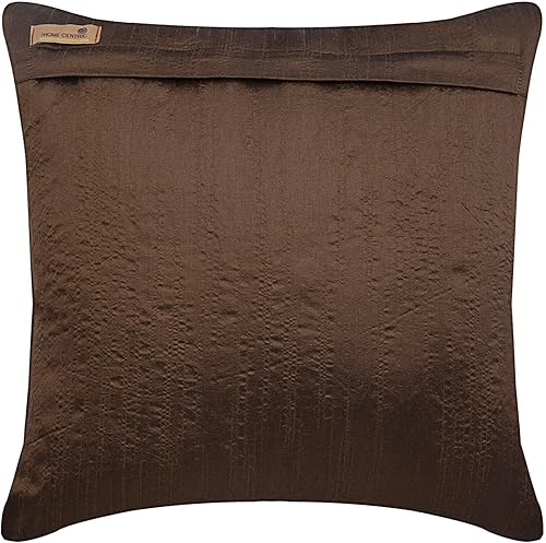 Miniatura 34 de The HomeCentric Funda de almohada, fundas marrones, fundas de almohada geométricas japonesas ópticas, fundas de almohada de 24 x 24 pulgadas, fundas