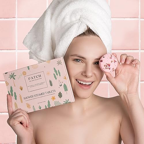 Miniatura 2 de Patch The SPA Collection - Vaporizadores de ducha para aromaterapia, 6 paquetes XL, regalos para mamá, regalos para mujeres y hombres, bombas de