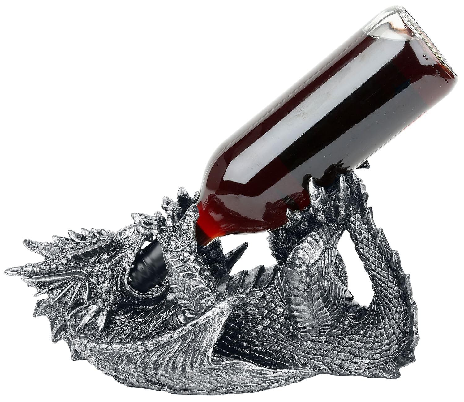 Nemesis Now Black Guzzlers Dragon Wine Bottle Holder 32Cm