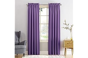 54" Long Sheer Curtains: Sun Zero Sheer Rod Pocket Energy Saving Panel
