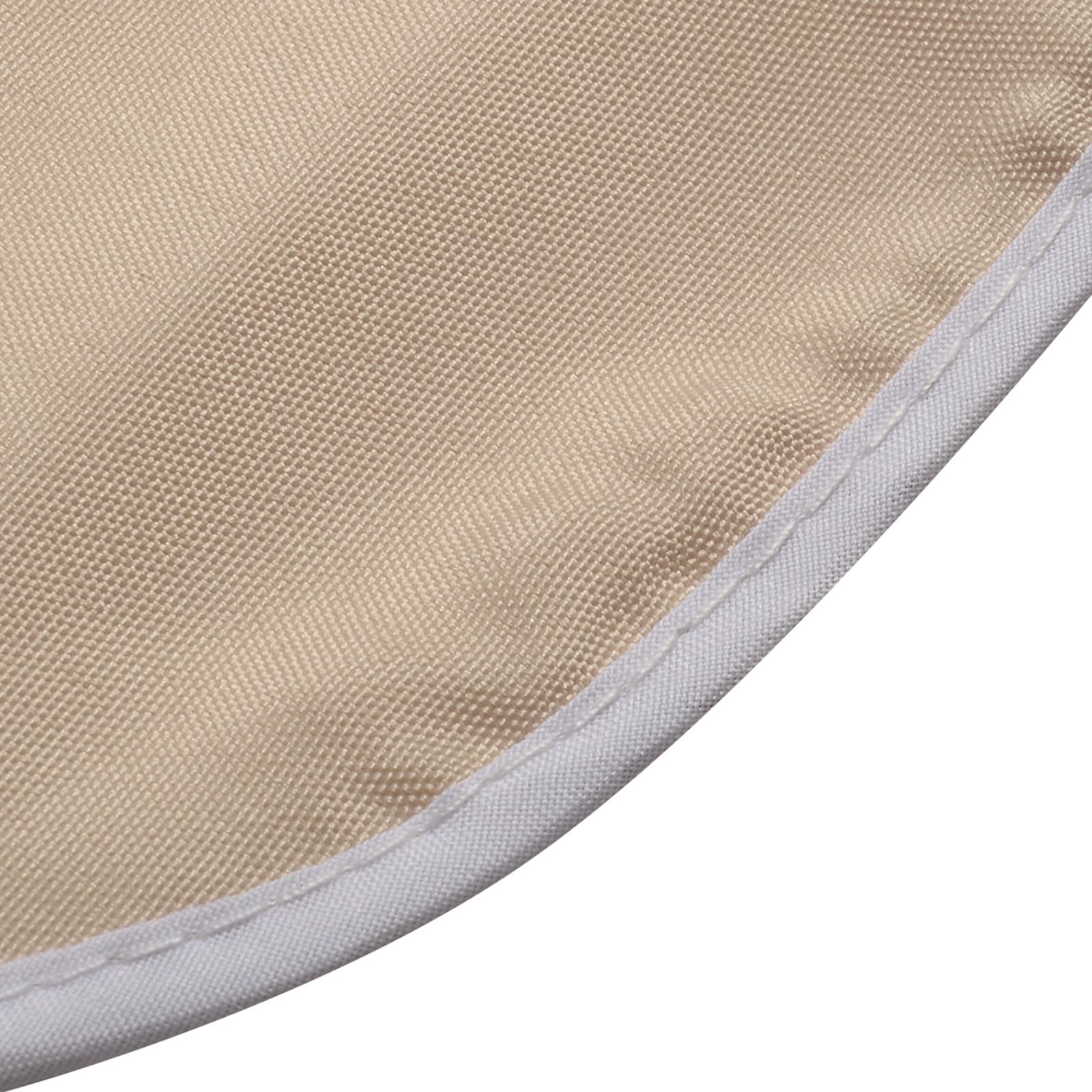 COSTWAY Techo de Repuesto para un Columpio, Toldos para Balancin de Exterior Impermeable y UV Protección, Toldo de Reemplazo de Poliéster Universal para Balcón, Jardín y Patio (191 X 132 cm, Beige)
