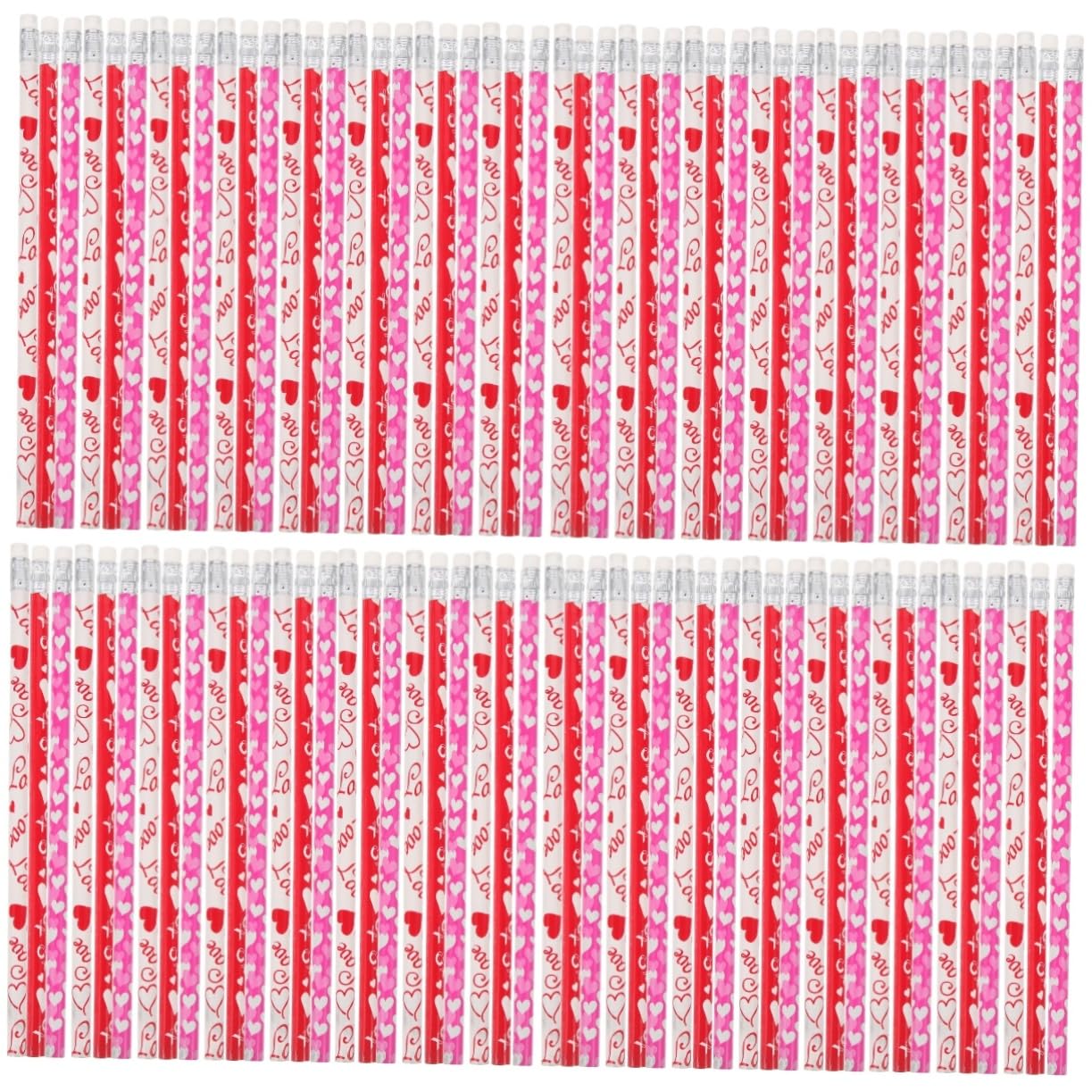 Tofficu 4 Ensembles Crayon D'amour Stylo Poignées Crayons Pré-taillés Crayons Géants Crayon D'embrayage Mignons Pour Enfants Hb Caoutchouté Peuplier 50 Pièces * 4