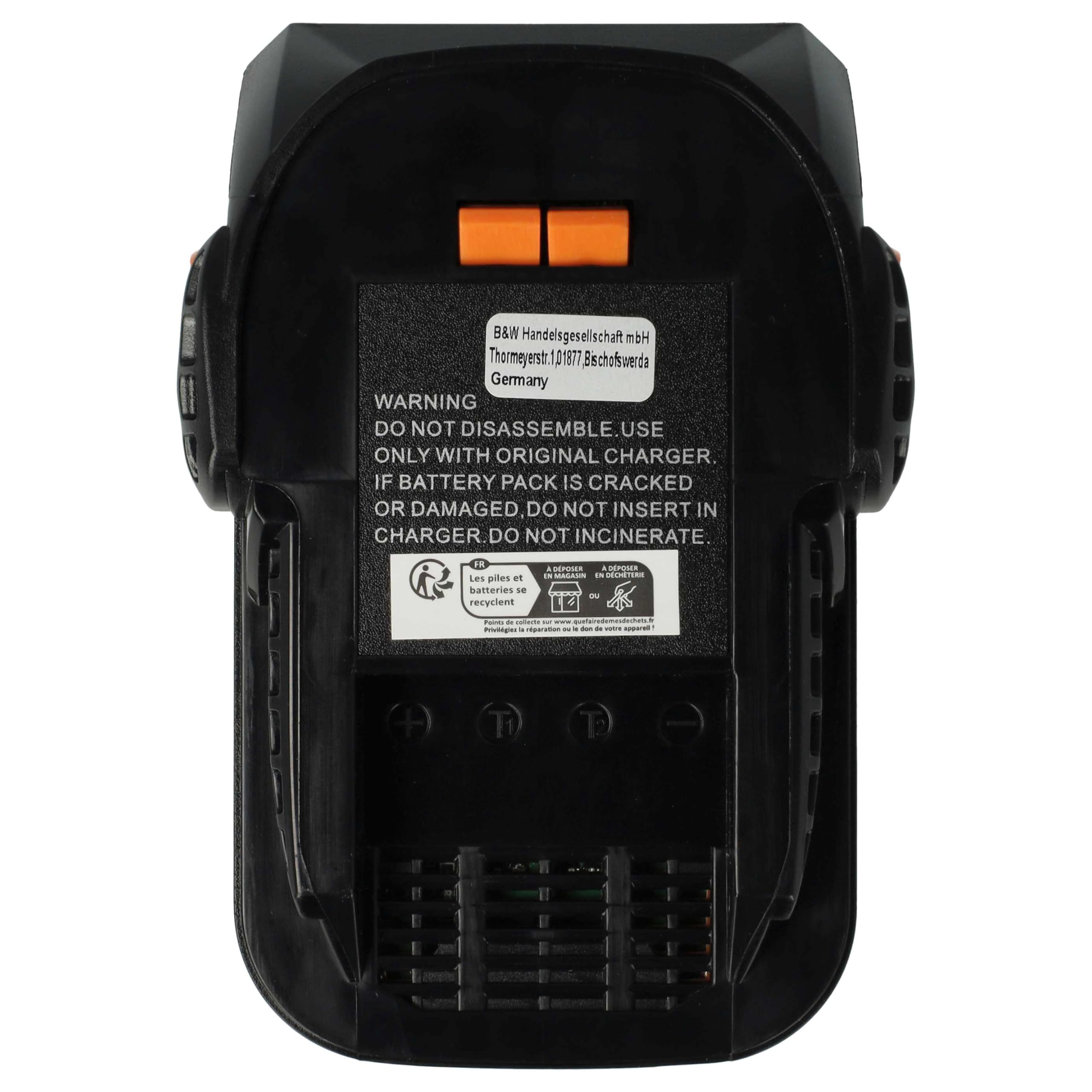 vhbw 1x batteria sostituisce AEG B1814, B1817G, L1830R, B1814G, B1817, L1815R, L1830, L1815, L1840R per utensile elettrico (3000 mAh, Li-Ion, 18 V)