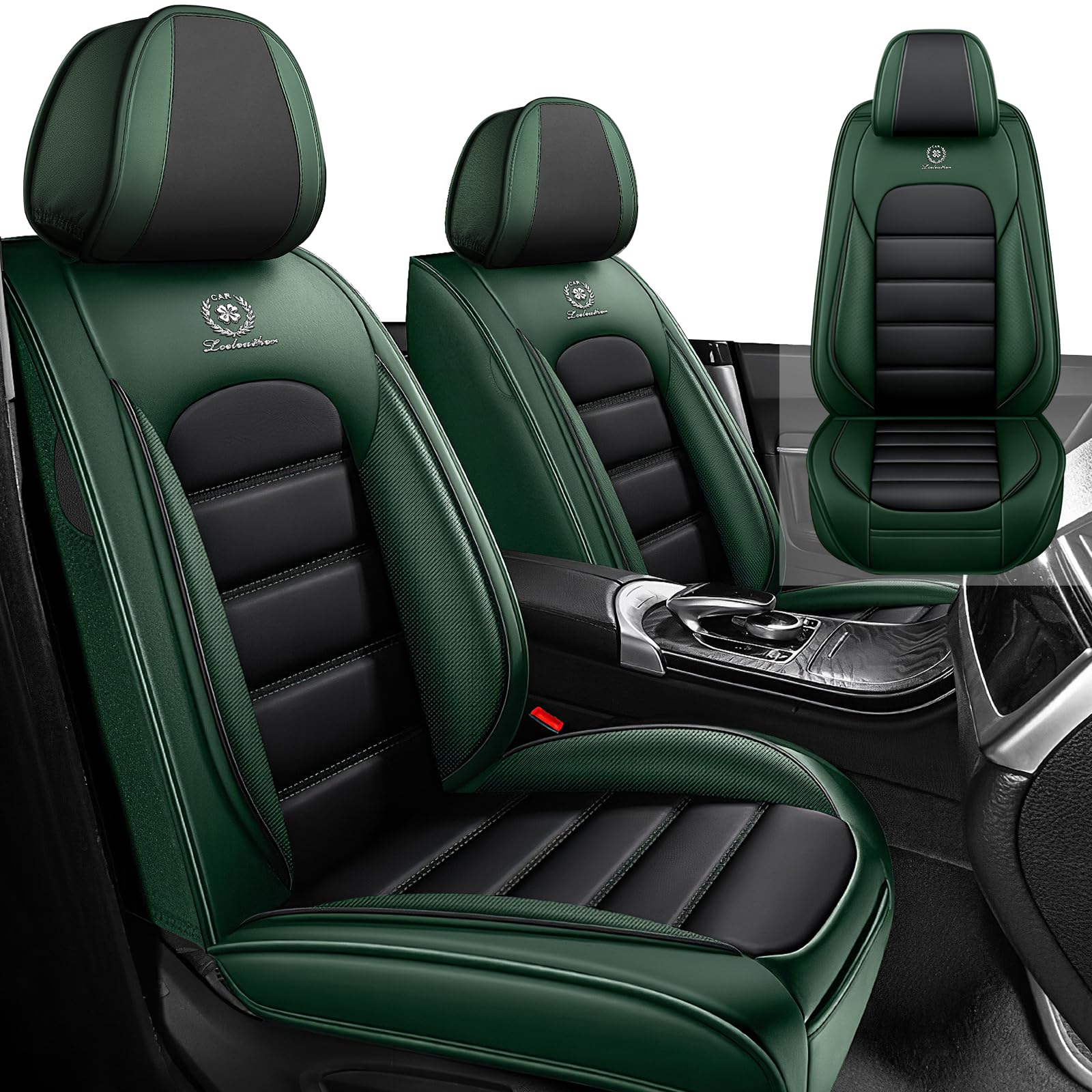 SIMITOES Seat Covers (Black Green)