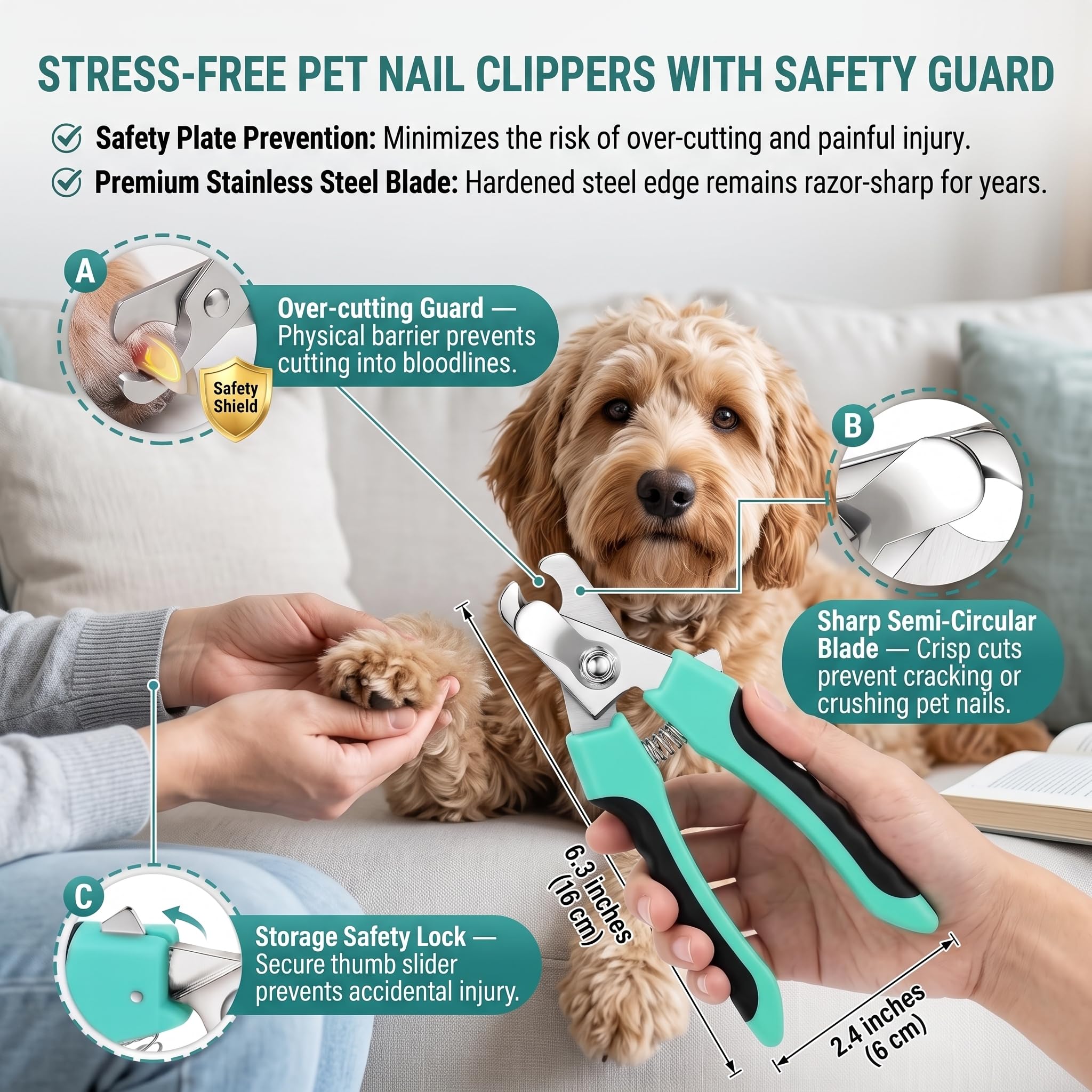 Kit de cepillo para perros para desprendimiento y aseo de perros y gatos de pelo corto y largo, juego de aseo de mascotas 5 en 1 para animales pequeños, cepillo de limpieza automática para perros