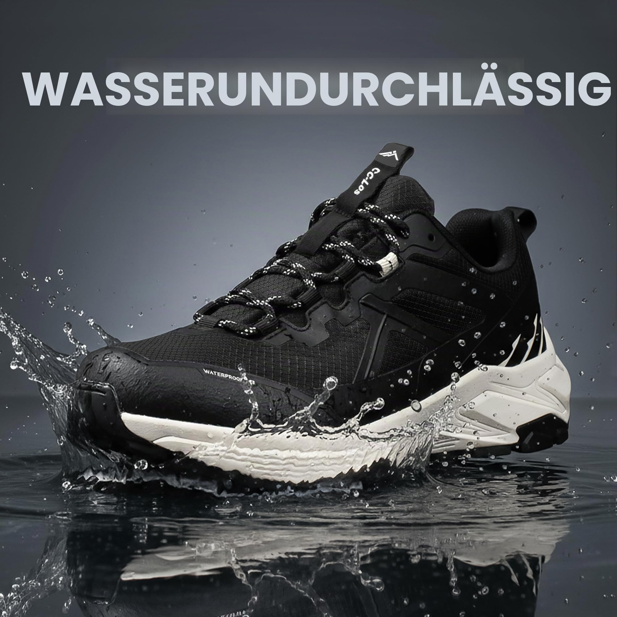 CC-Los Damen wasserdichte Wander-Schuhe, leichte und atmungsaktive Wanderschuhe