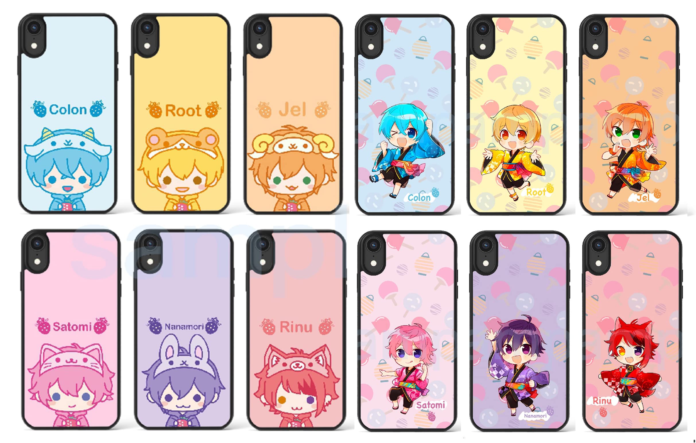 Amazon.co.jp: すとぷり スマホケース 携帯ケース グッズ キャラクター 