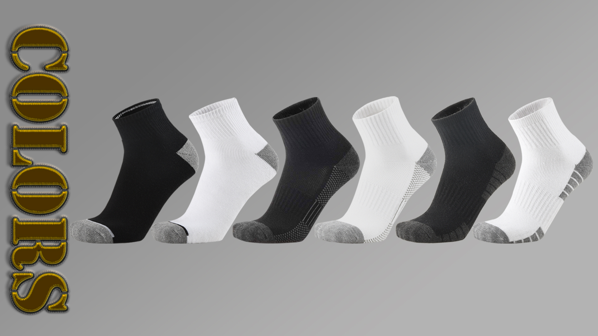 Men's Cotton Thick Full Cushion Low Cut Quarter Work Socks 