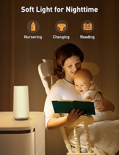 Miniatura 6 de Arspic White Noise Machine, 24 Soothing Sound Machine with Night Light, Touch Control, Timer, Noise Machine for Sleeping Baby Adults Kids
