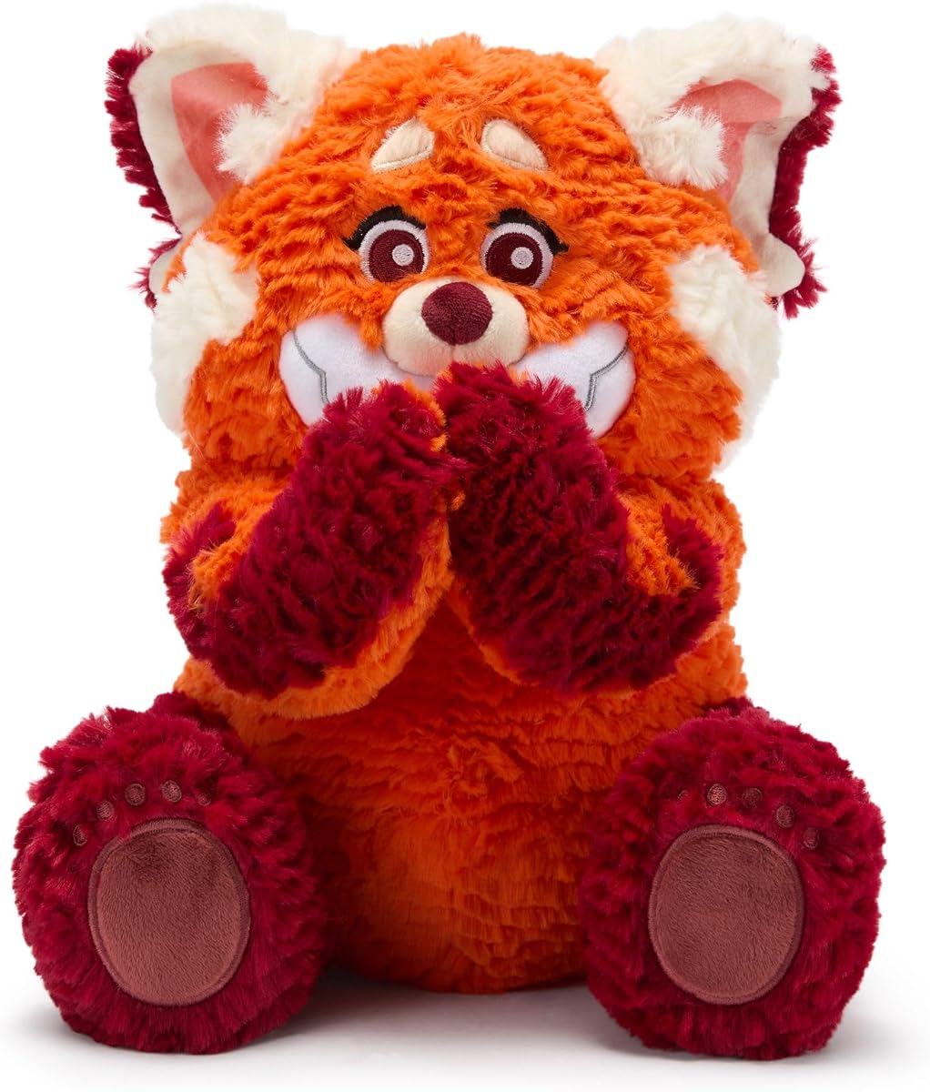 Juguete de peluche oficial de Disney Store Giggle and Wiggle Laughing Disney - Animal de peluche Panda Mei con características interactivas de risa y vibración - Lindo animal de peluche para niños - 11 pulgadas