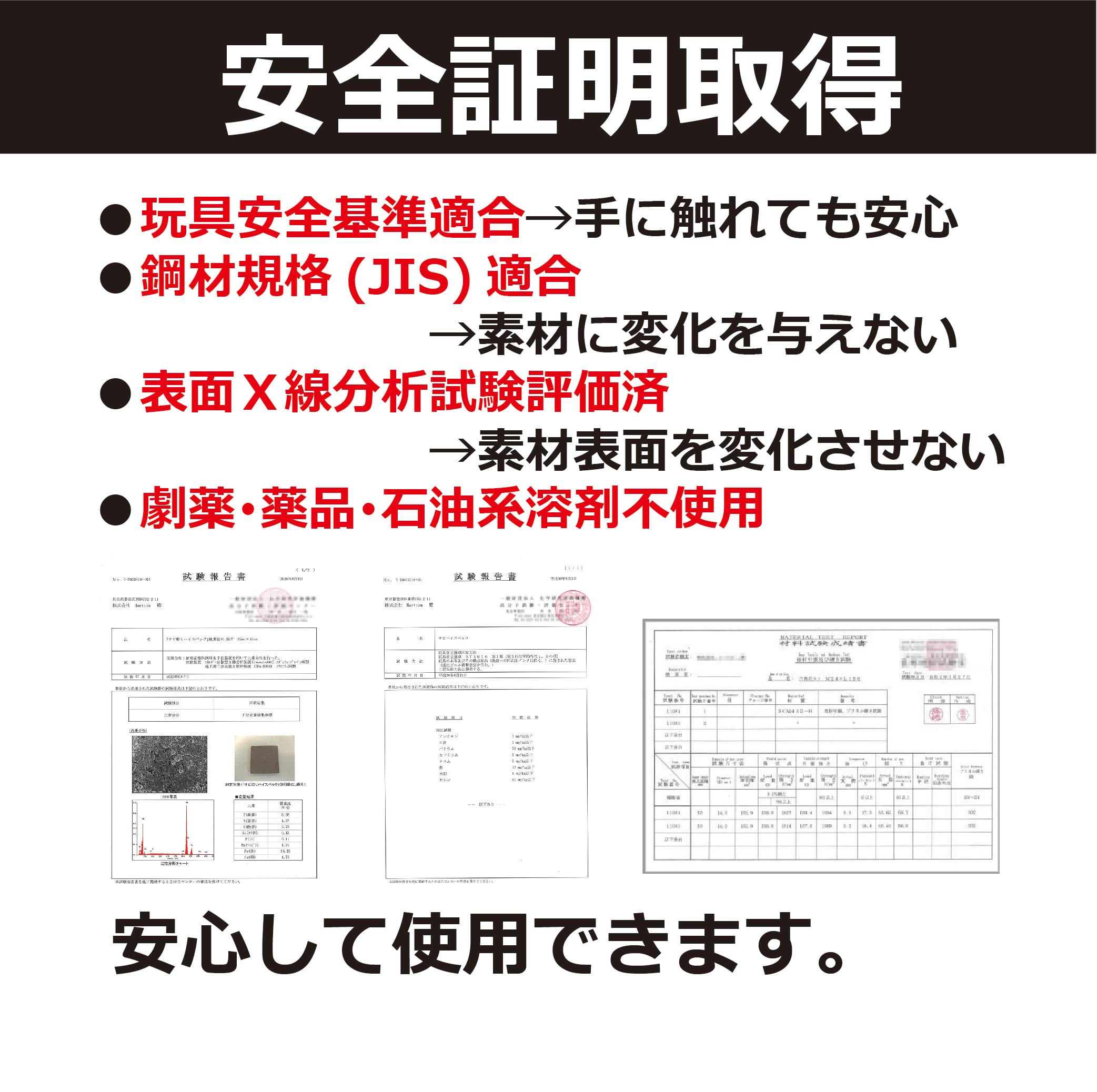 Amazon | サビは取るけど素材は傷つけない ハートコム ハイスペック 