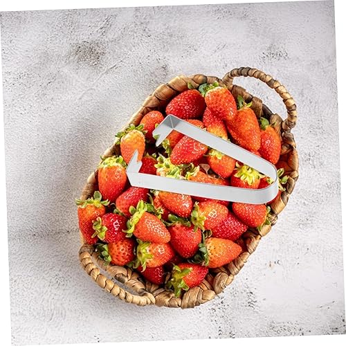 Miniatura 6 de Hemoton Útiles Gadgets Frescos 2pcs Wolfberry Hoja Stripper Folleto Apéndice Acero Inoxidable Pelador de Frutas