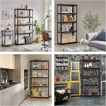 Amazon｜Yaheetech メタルラック本体 スチールラック本体 幅90 奥行き