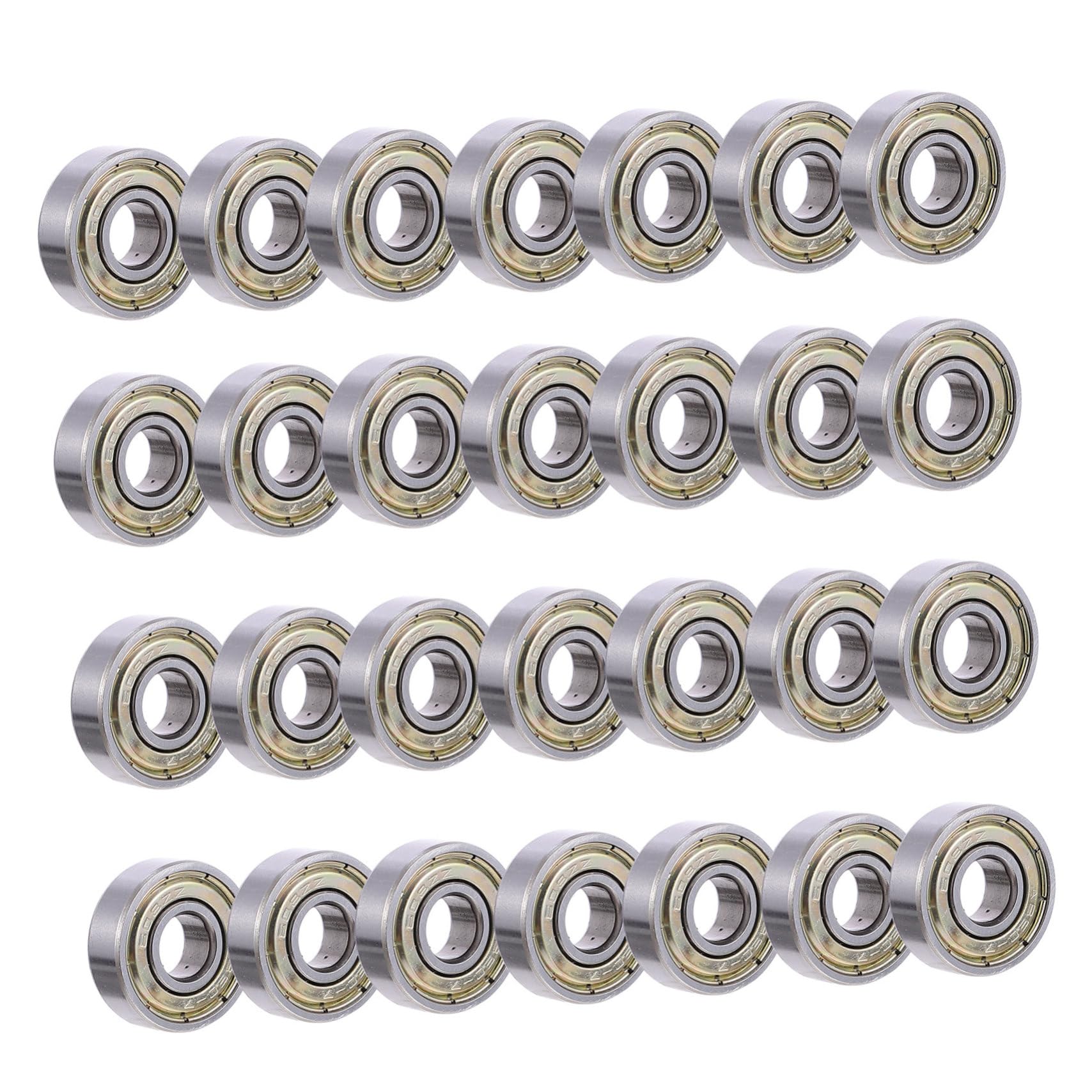 GALPADA Skate Scooter Bearings Set Skateboard Wheel Bearings 32pcs 0.8cm Id Carbon Steel