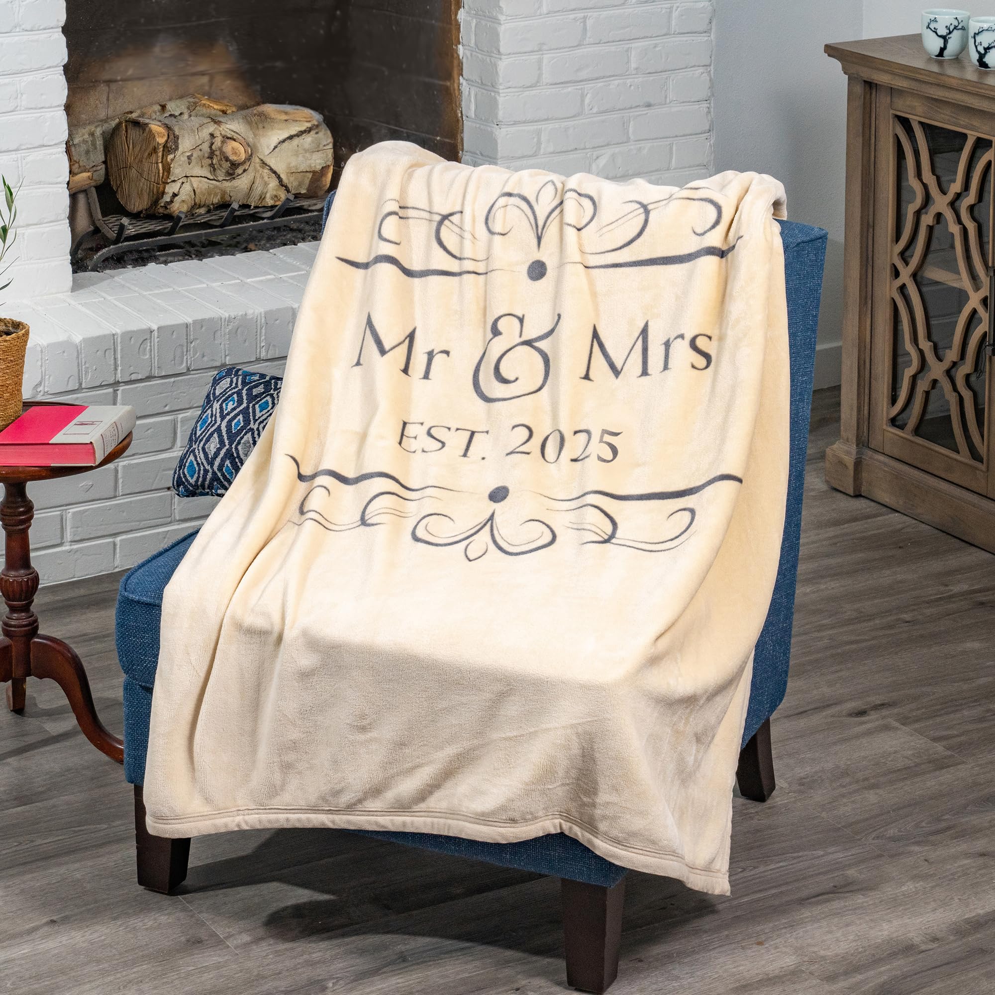 Outrageously Soft Throw Blanket - Ultra Plush Minky Faux Fur Blanket 50 X 70 Inches Tan C183