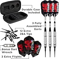 Vista 5 de Viper Pitbull 90% Tungsteno Dardos de Punta Suave, 18 Gramos