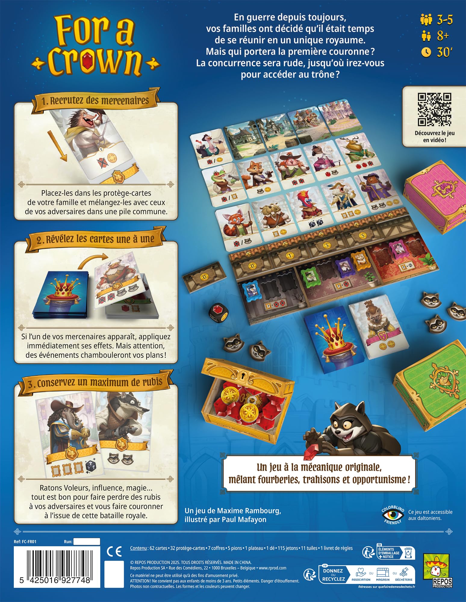 Jeu de stratégie Asmodee For a Crown
