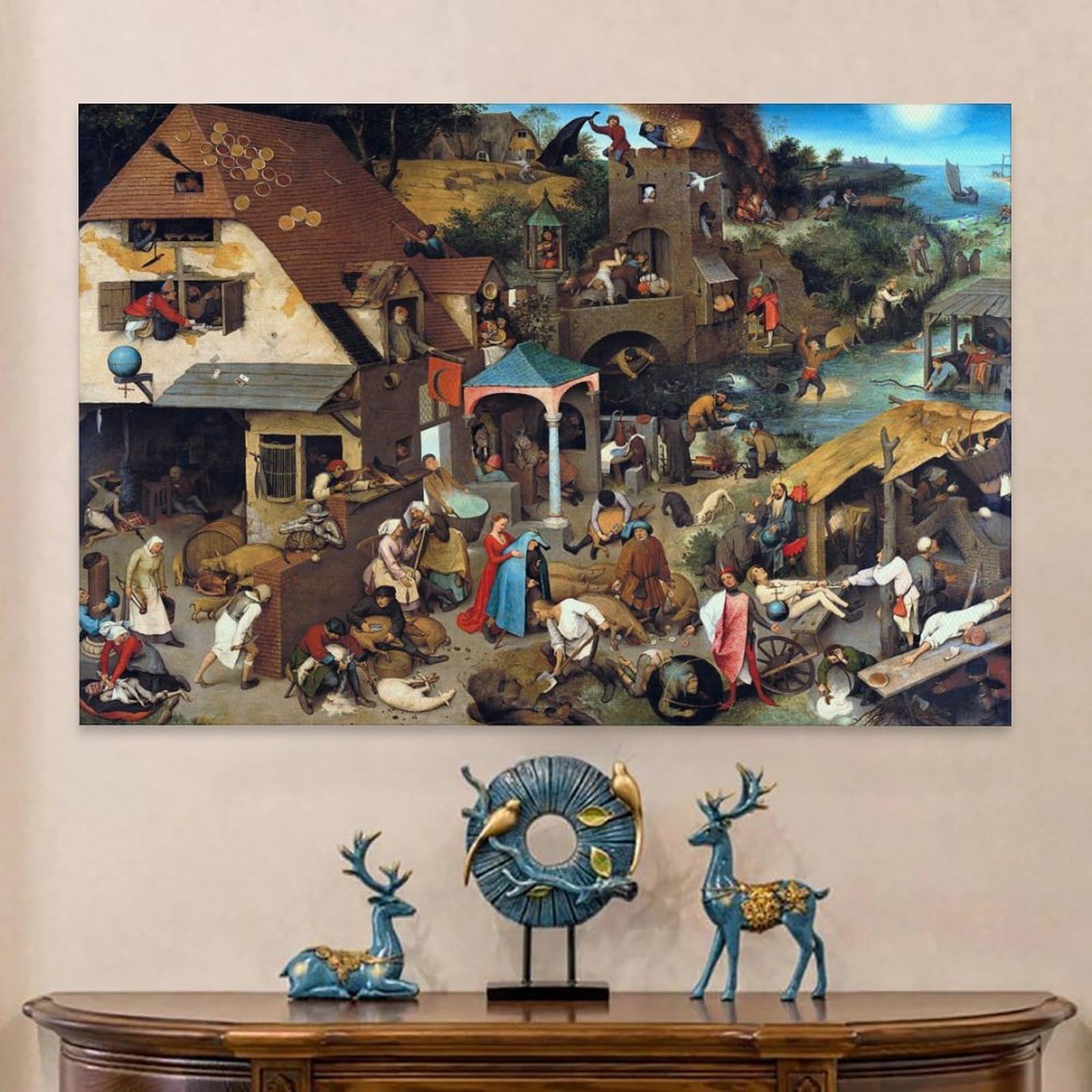 Amazon.co.jp: オランダのことわざポスター 1559 年にピーテル