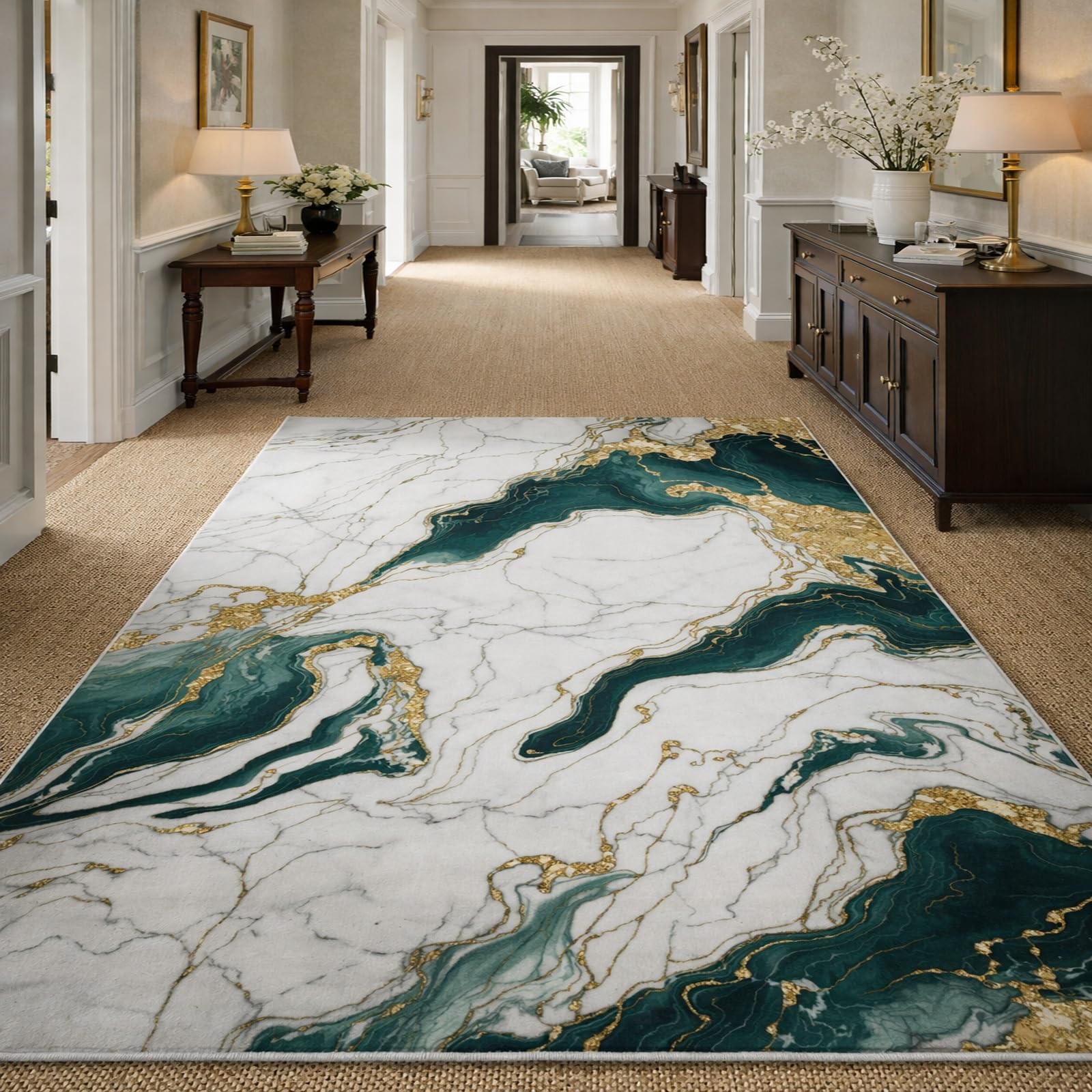 Tapis salon 200x300 moderne et doux pour descente de lit de grande chambre