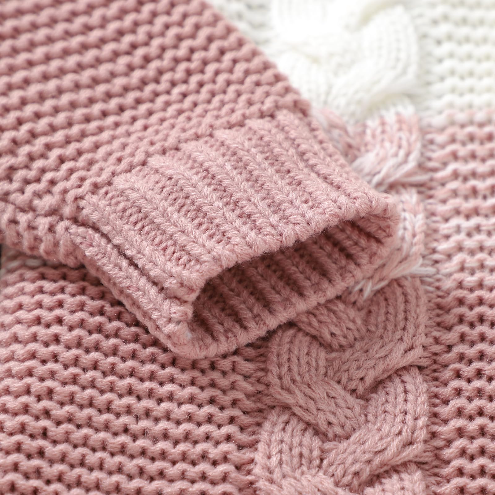 Odizli Vêtements pour nouveau-né fille garçon à manches longues tricoté à capuche grenouillère automne hiver vêtements pour bébé
