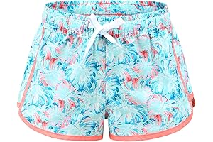 Kids Dinosaur Swim Shorts for Girls Age 7-16