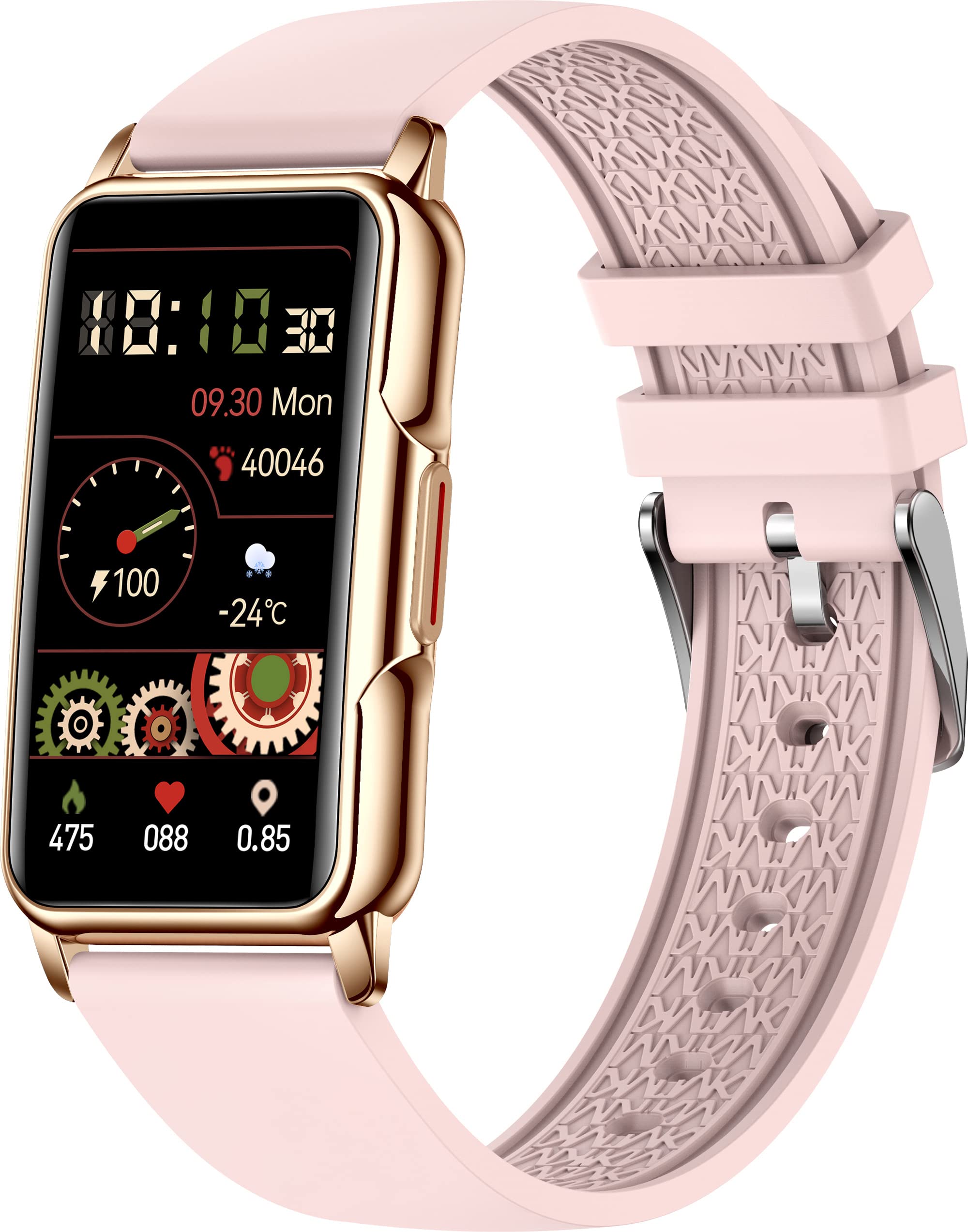 Fitness Tracker Smartwatch Damen Herren 1.47 Zoll HD Touchscreen Blutdruckmessung Pulsuhr Schlaf 20 Sportmodi Schrittzähler für Android iOS