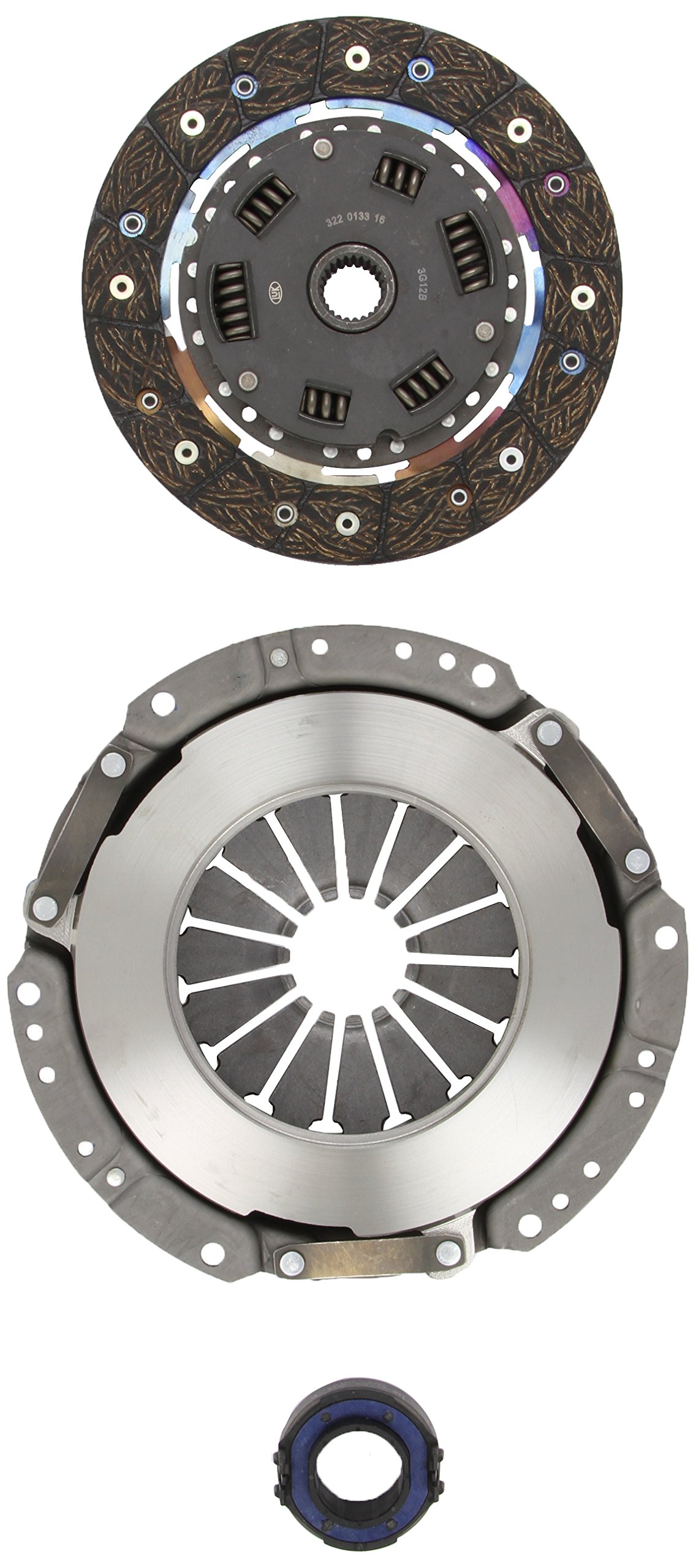 621 3014 09 LuK RepSet Kit frizione con piatto disinnesto, con anello