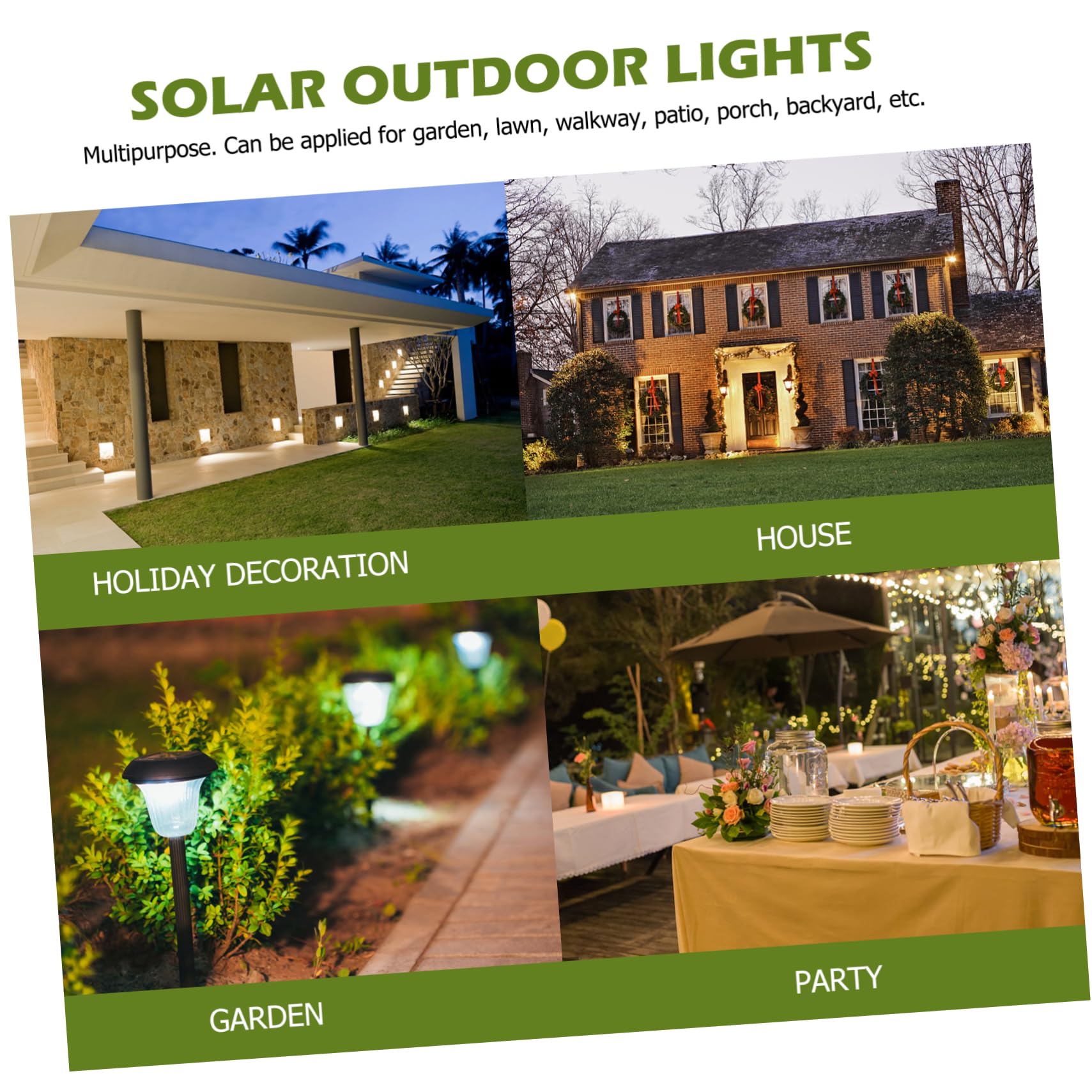 POPETPOP 2stücke Solar Gartenlampe Mit Weihnachtsmann-design Langlebige Außenleuchte Für Festliche Gartenbeleuchtung Weihnachtsdeko Für Außenbereich