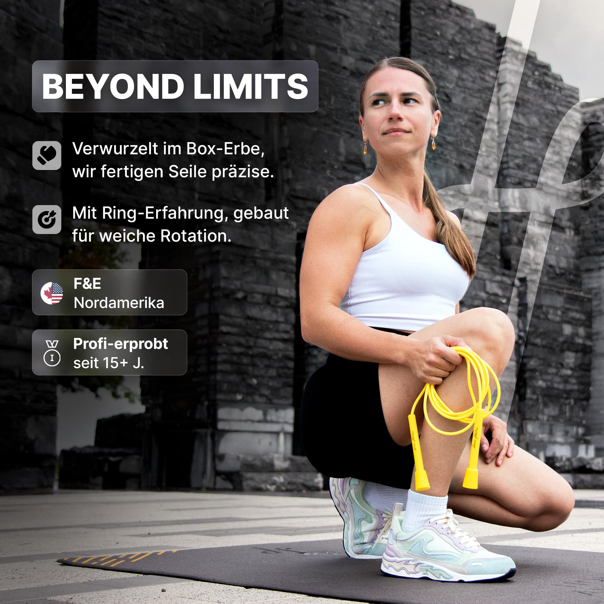 HONOR ATHLETICS Speed Rope, Springseil – ideal für Double Unders, Boxen, MMA & Cardio-Fitnesstraining