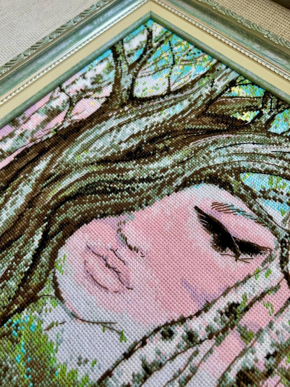 RIOLIS Awakening 2225, Nature Cross Stitch Kit 11¾"x15¾, Cross Stitch Kits for Beginners & Advanced, Crossstitching Kits Adult, Counted Stitching Kits, Embroidery Kit