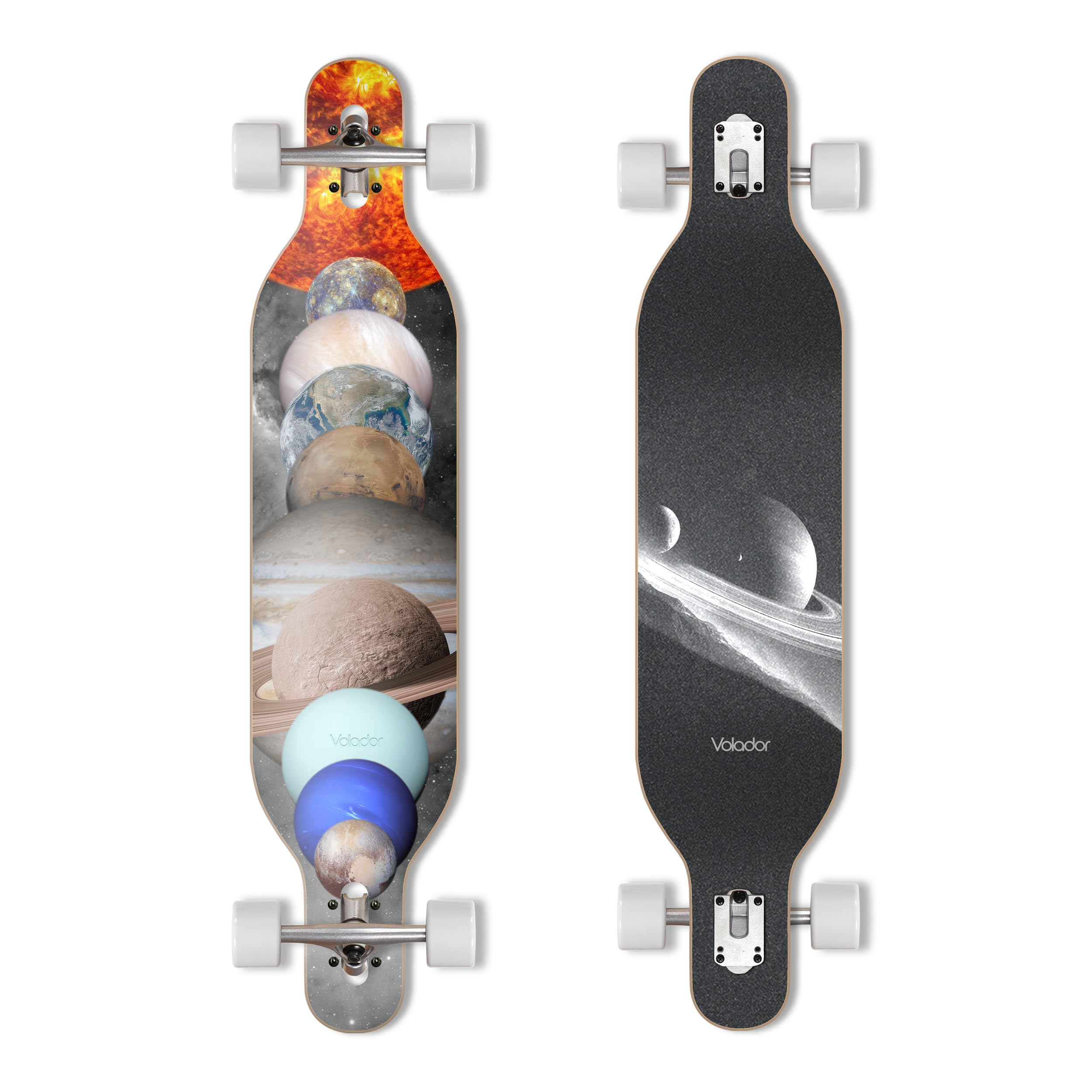 Volador 42inch Freeride Longboard Complete Cruiser (Drop Through Deck - Camber concave)(Solar)