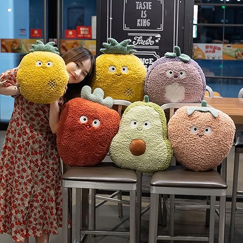 Miniatura 6 de COSGOO Almohada suave de 20 pulgadas para abrazar el aguacate lindo peluche de aguacate juguete de aguacate para niños animales de peluche para