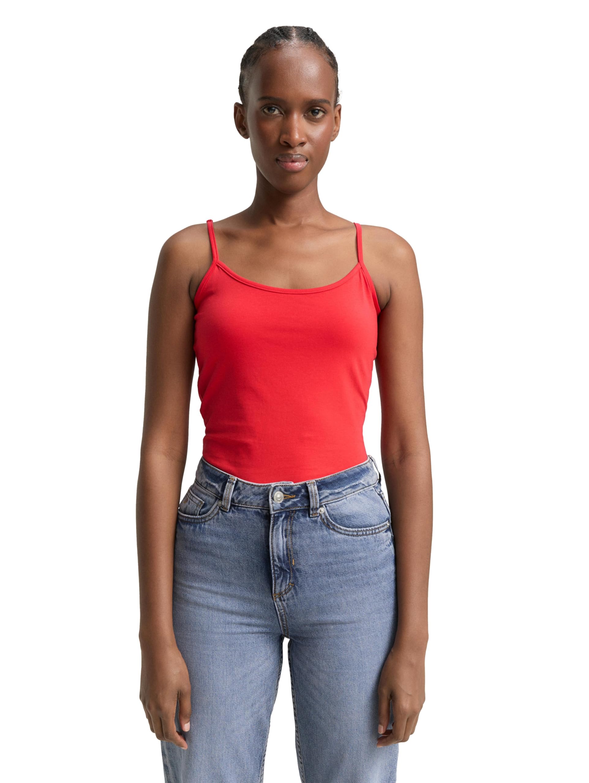 TOM TAILOR Denim Damen Slim Fit Trägertop